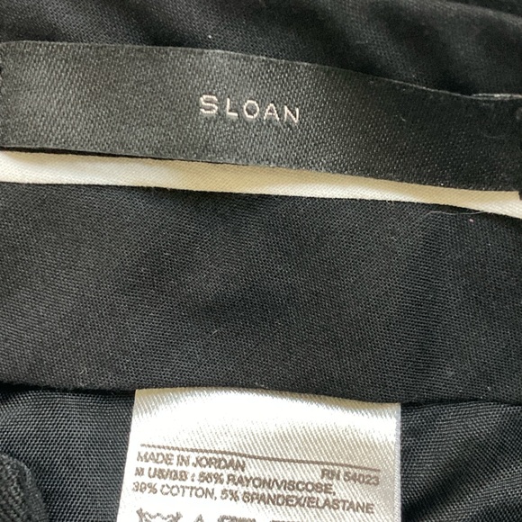 Banana Republic Sloan Fit Black Ankle Length Pants Sz 4 - Picture 5 of 6